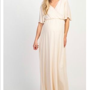 Pink Blush Maternity maxi dress